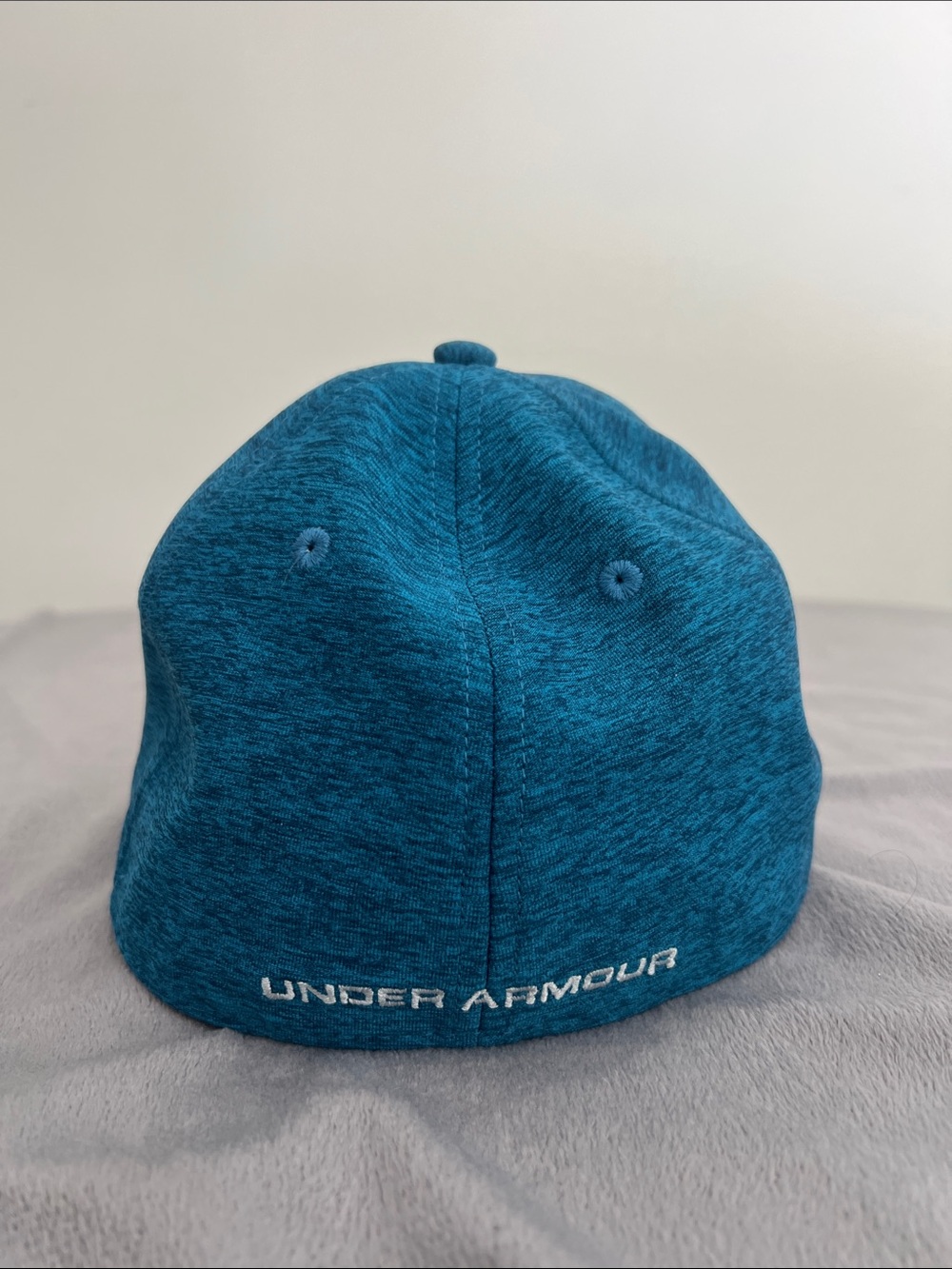 Under Armour Mens Blitzing 3.0 Teal Heather Stretch Fit Hat LG/XL - Picture 3 of 9